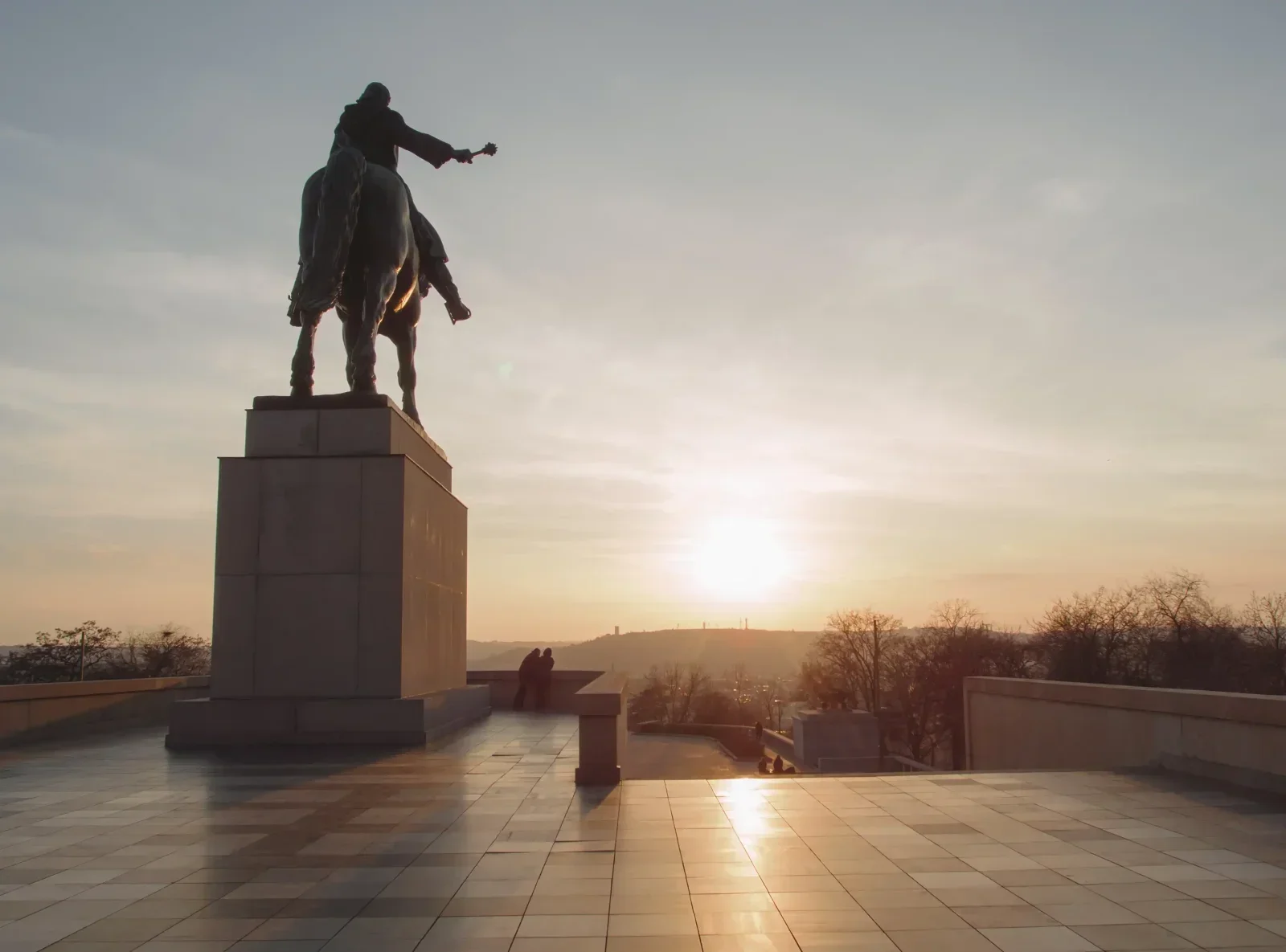 Mapa – warianty trasy w Pradze